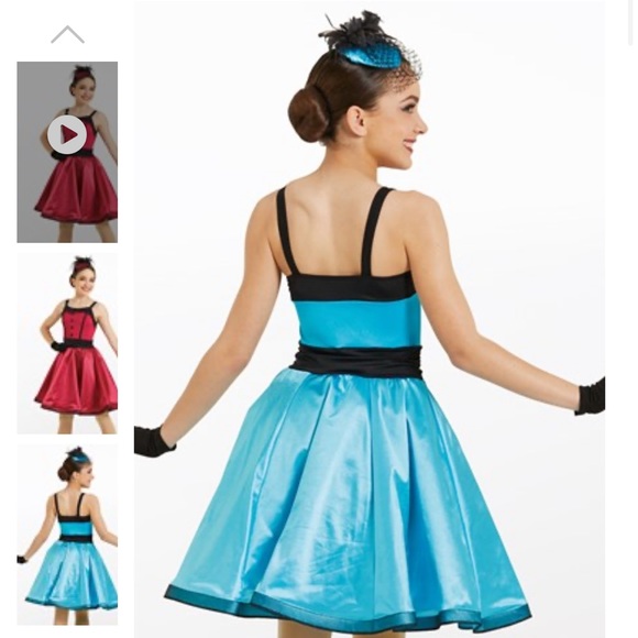 Weissman dance, costume worn once, gloves are not included, Size IC, blue - Picture 3 of 5